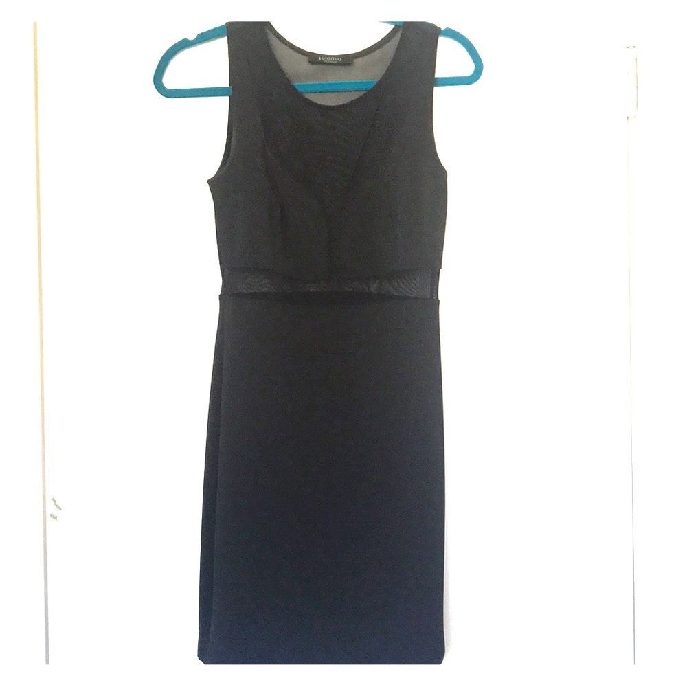 Black Cutout Mini-dress